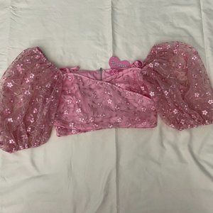 Sugar Thrillz/Dolls Kill Pink Top